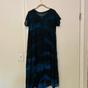 La Causa chiffon tie dye dress